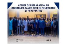 Un atelier de renforcement des capacités des candidats spécialisés en neurologie et en psychiatrie au concours d'agrégation du CAMES 2024 a démarré depuis le 17 juin dernier